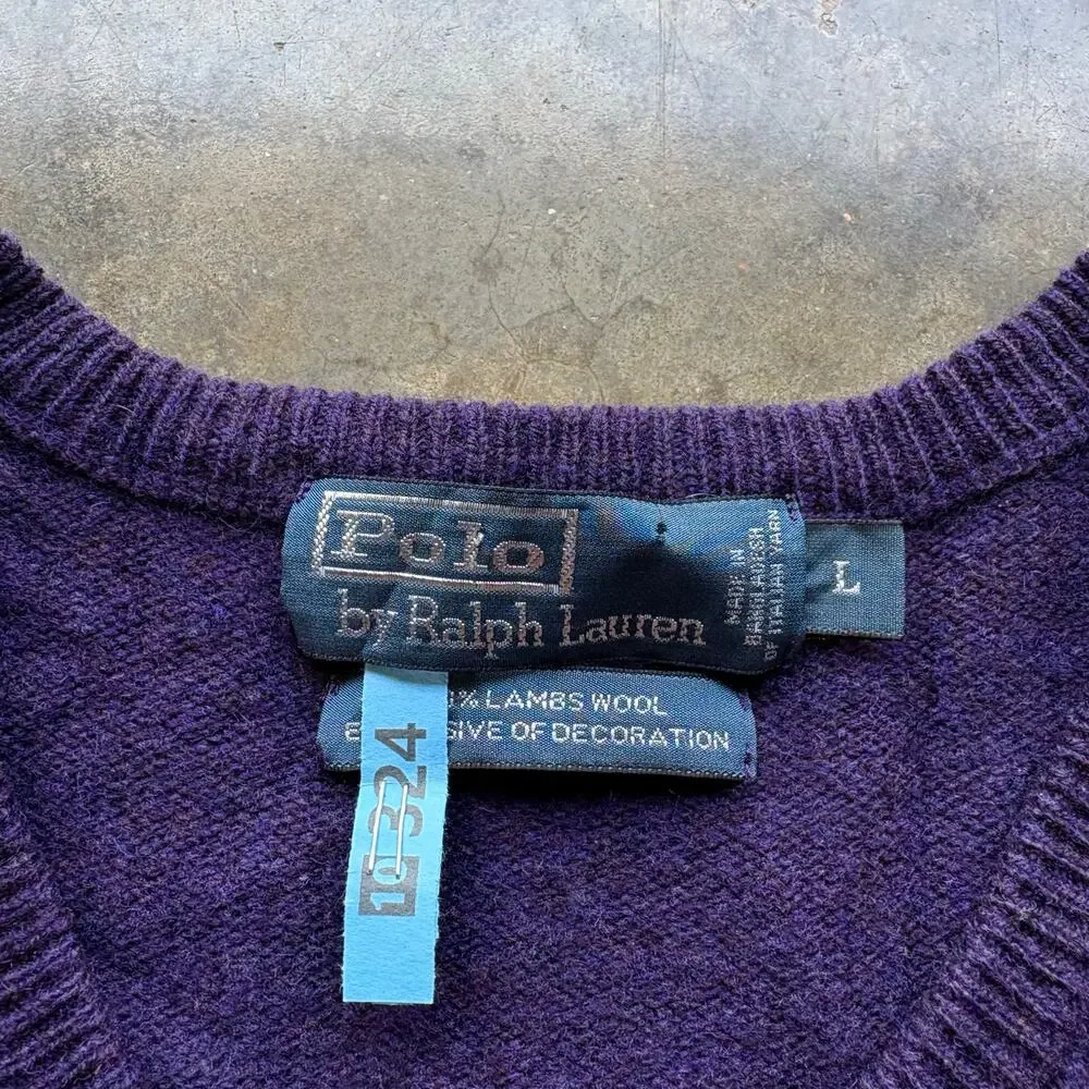Vintage Polo Ralph Lauren Lambs Wool‎ Sweater
